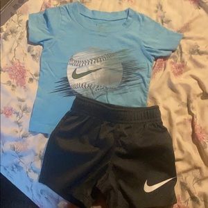 Nike T-shirt and shorts set